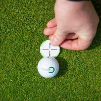 Custom Logo - Premium Poker Chip - Green/White