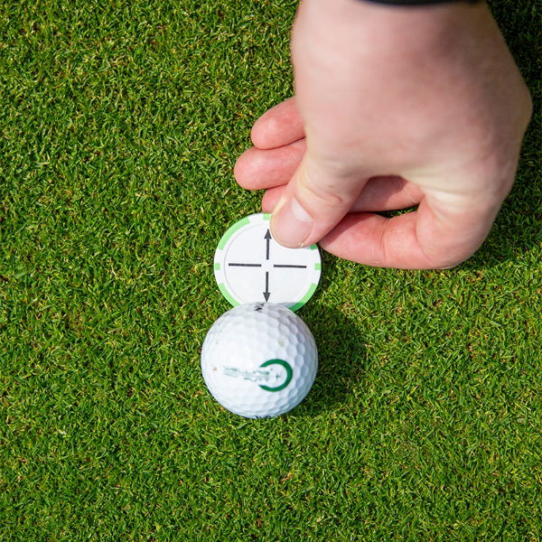 Custom Logo - Premium Poker Chip - Green/White