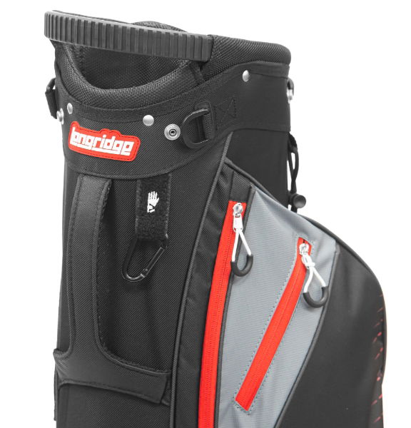 Longridge Super Lite Stand Bag - Black/Red