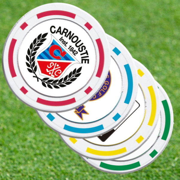 Custom Logo - Standard Poker Chip - Red/White