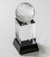 Crystal Golf Trophies Stirling 3D Driver - 125mm