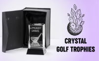 Longest Drive Crystal Golf Trophy 