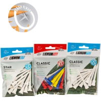 Lignum 38mm  Tees 16pk -  White