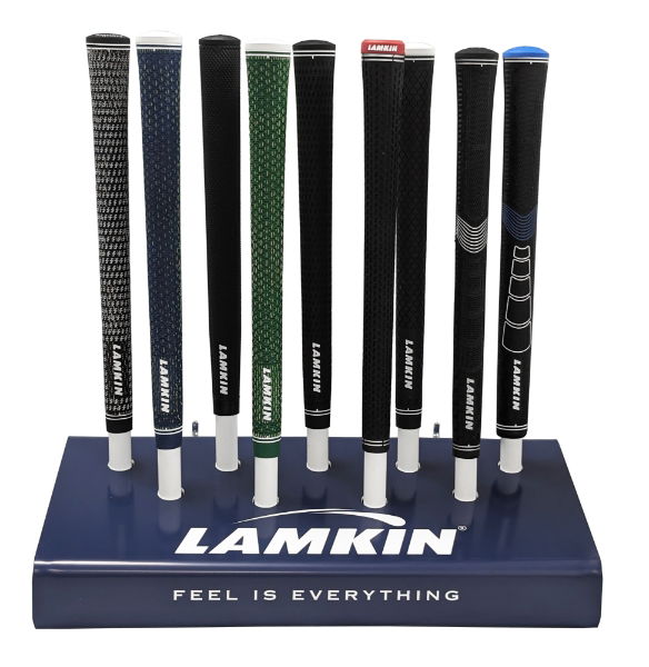 Lamkin 9 Grip Display - Blue - New Grips