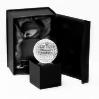 Crystal Golf Ball Trophy 