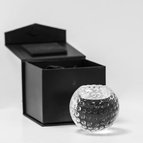 Crystal Golf Trophy Tealight