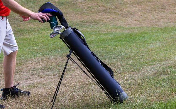 Longridge Travelite 5’’ Pencil Golf Bag - Black/Red