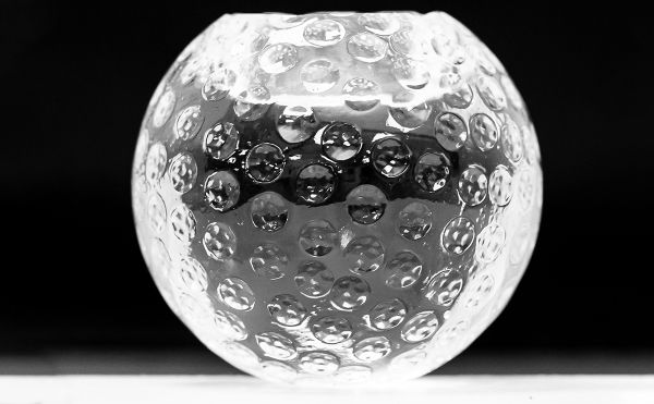 Crystal Golf Trophy Tealight