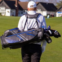 Longridge Elements Waterproof Stand Bag - Black/Red