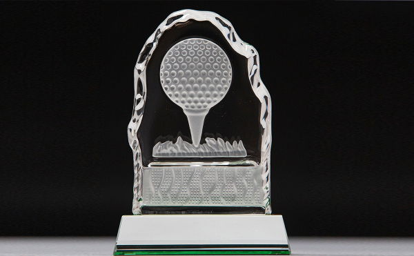 Crystal Golf Trophies Challenger Golf Ball - 130mm