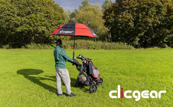 Clicgear Umbrella - Black/Red